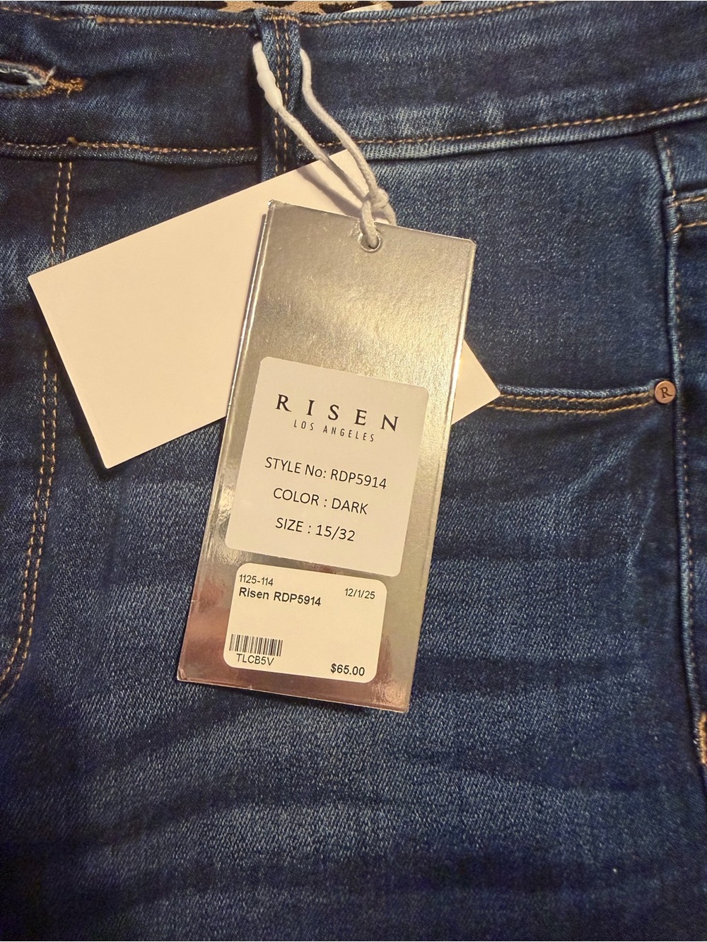 Risen Los Angeles Dark High-Rise Skinny Jeans